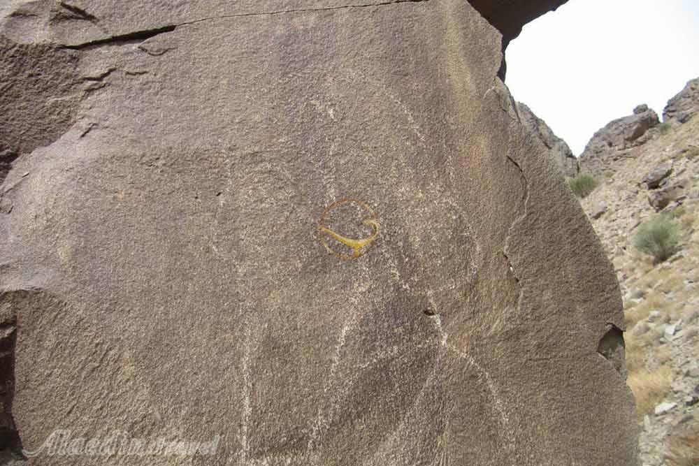 سنگ نگاره کال جنگال بیرجند | علاءالدین تراول