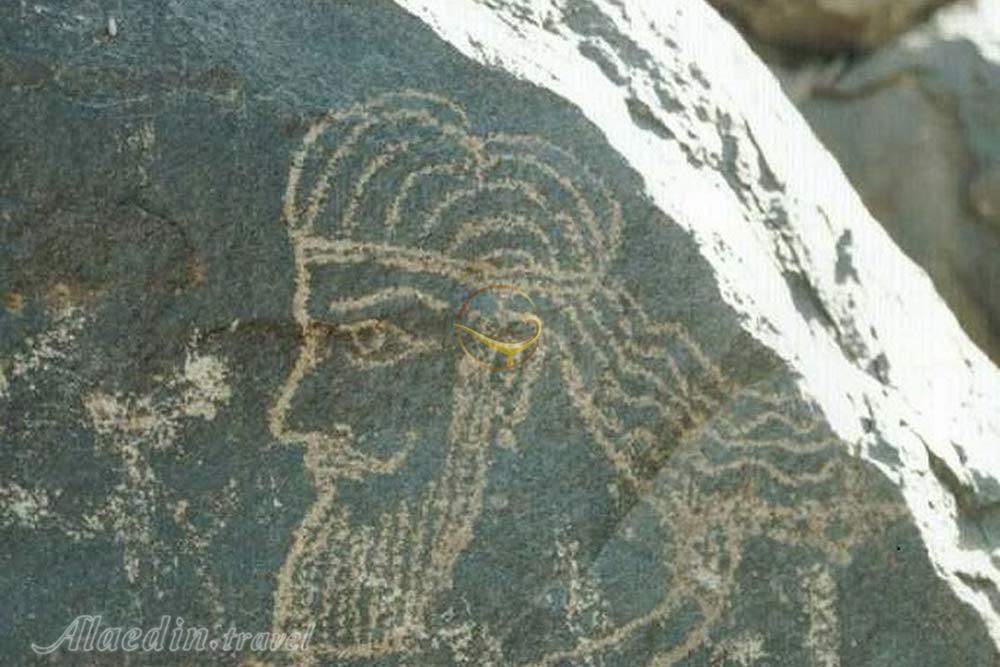 سنگ نگاره کال جنگال بیرجند | علاءالدین تراول