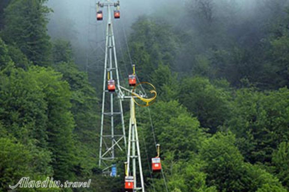 تله کابین نمک آبرود در چالوس | علاءالدین تراول