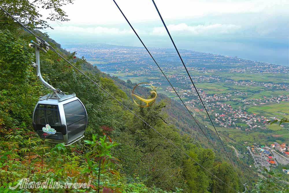 تله کابین نمک آبرود در چالوس | علاءالدین تراول