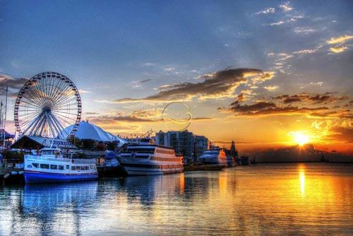 اسکله نیروی دریایی شیکاگو - آمریکا