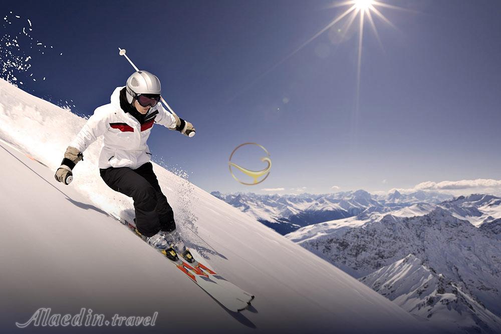 پیست اسکی آبعلی در دماوند | علاالدین تراول