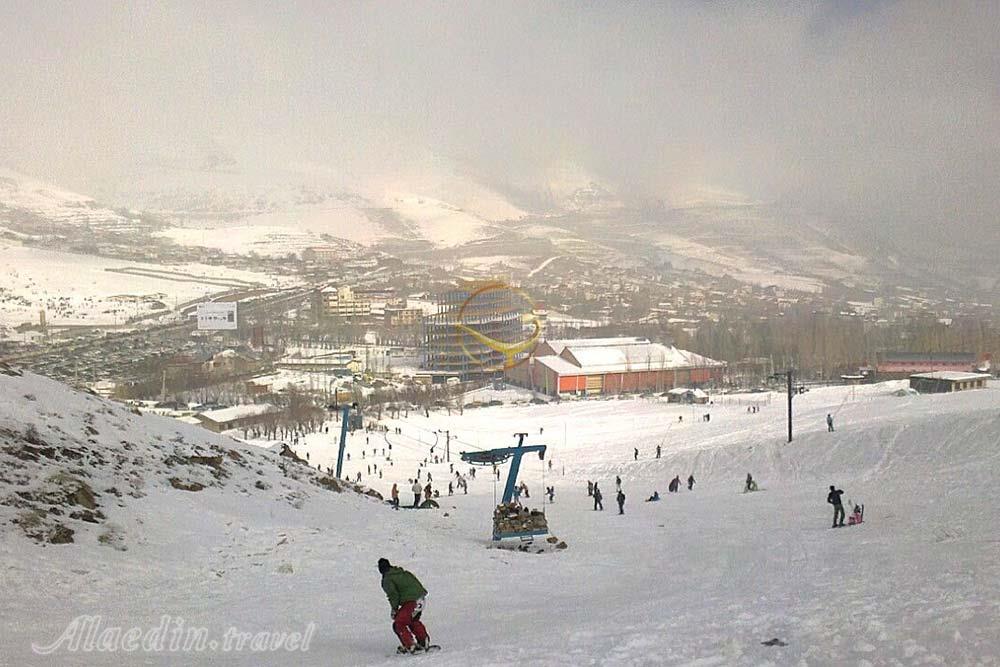 پیست اسکی آبعلی در دماوند | علاالدین تراول