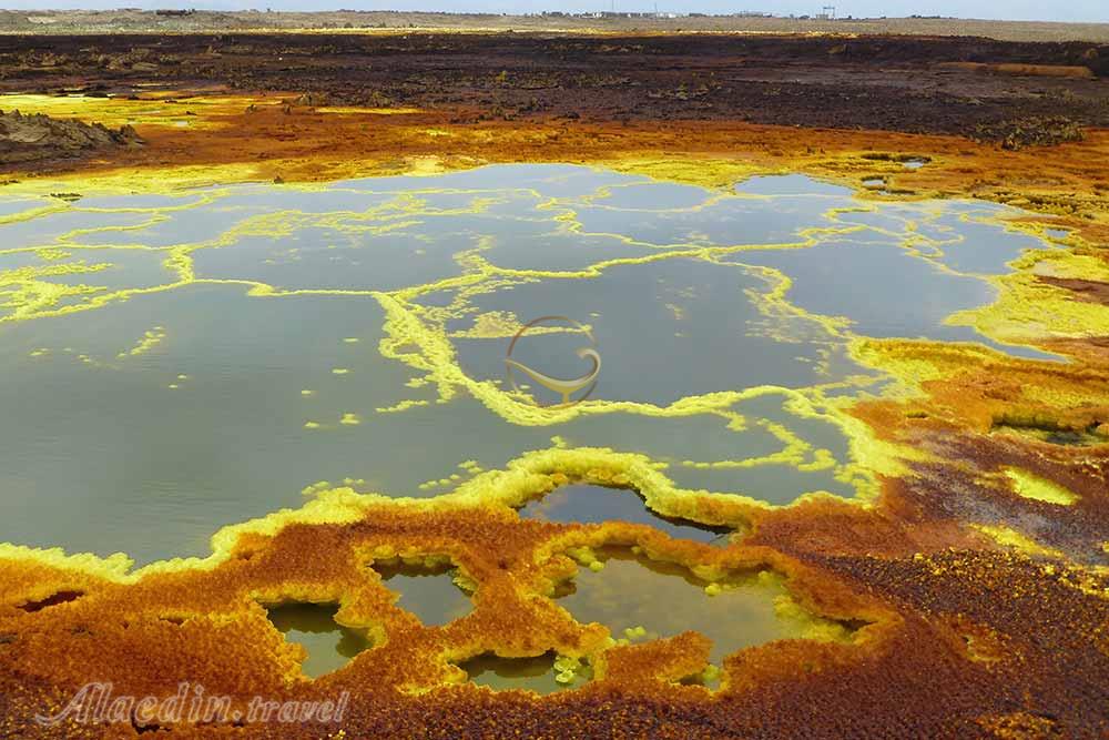 آتشفشان دالول در ارتا آله رنگ اتیوپی | علاءالدین تراول