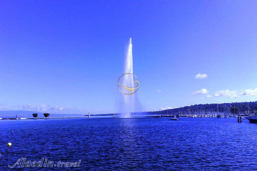 فواره آبی ژنو - سوئیس	 | علاءالدین تراول