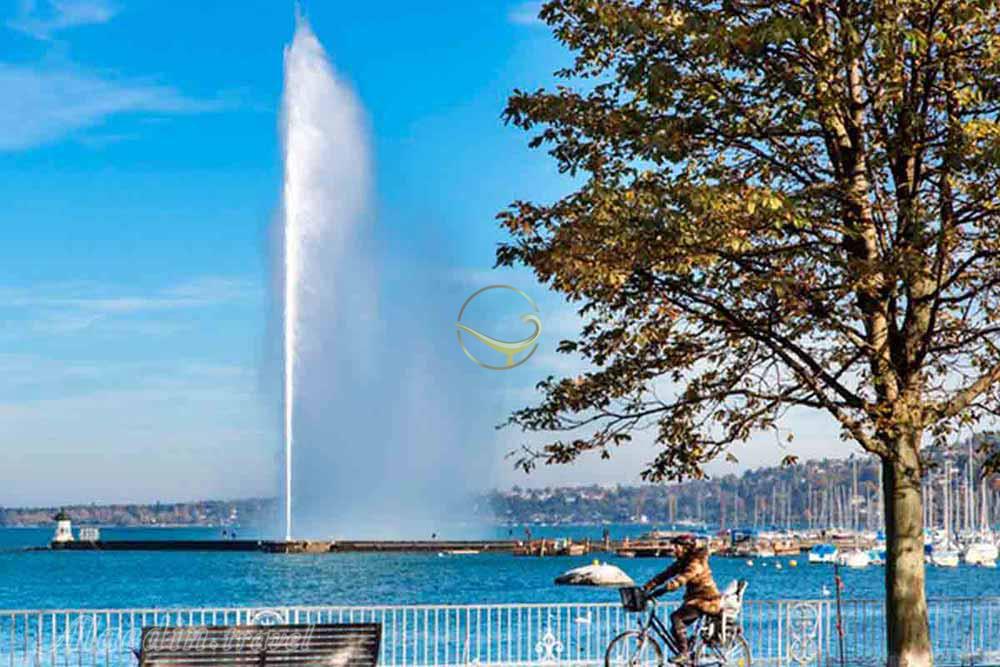فواره آبی ژنو - سوئیس	 | علاءالدین تراول