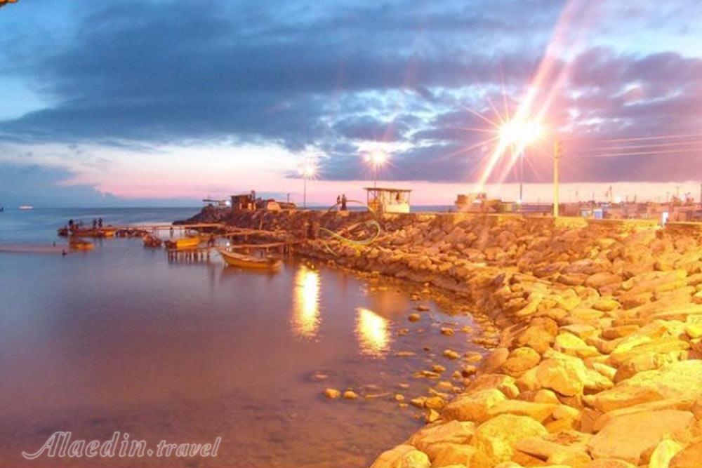 اسکله بندرگز گرگان | علاءالدین تراول