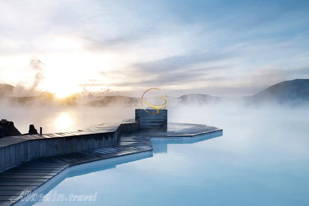 دریاچه آبی گرینداویک در ایسلند | علاءالدین تراول