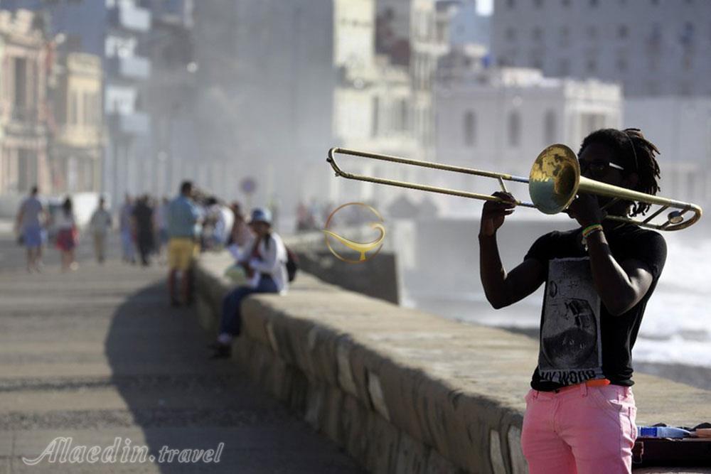 بلوار ساحلی مالکون در هاوانا - کوبا | علاءالدین تراول