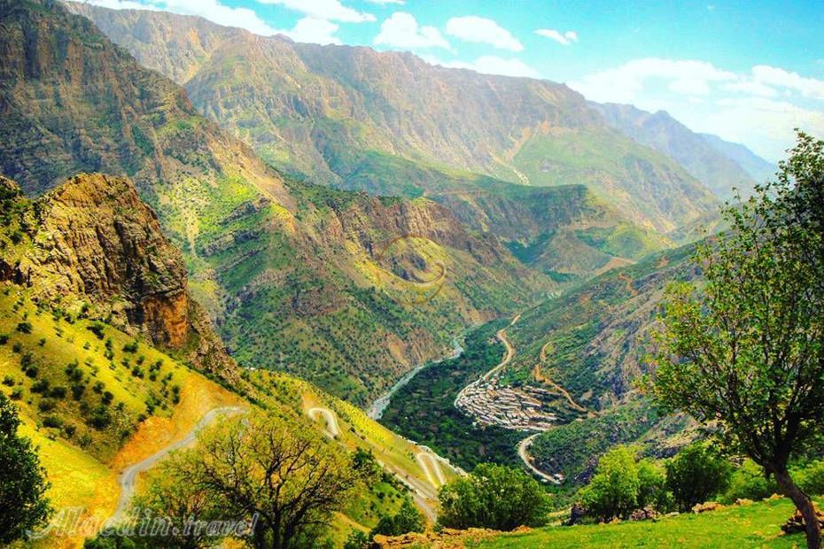 روستای بلبر هورامان | علاءالدین تراول