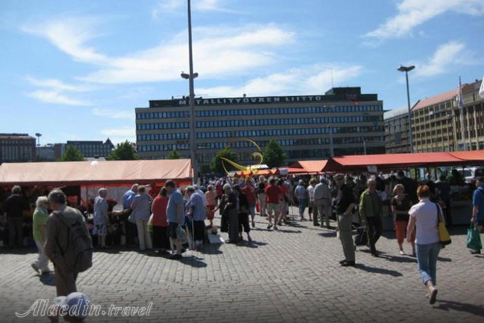 میدان بازار هلسینکی - فنلاند | علاءالدین تراول