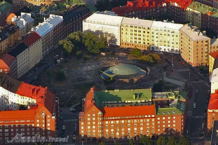 کلیسای صخره ای هلسینکی - فنلاند | علاءالدین تراول