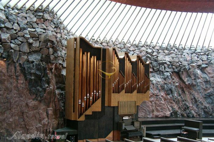 کلیسای صخره ای هلسینکی - فنلاند | علاءالدین تراول