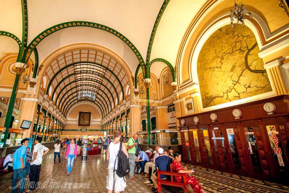 اداره پست سایگون در هوشی مین - ویتنام | علاءالدین تراول