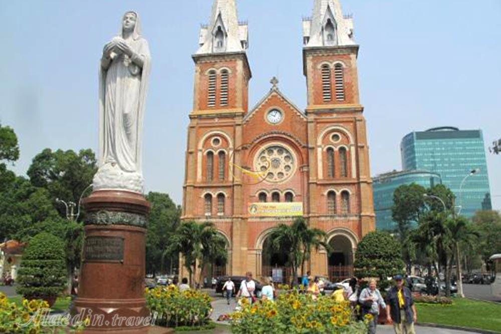 کلیسای نوتردام سایگون در هوشی مین - ویتنام | علاءالدین تراول