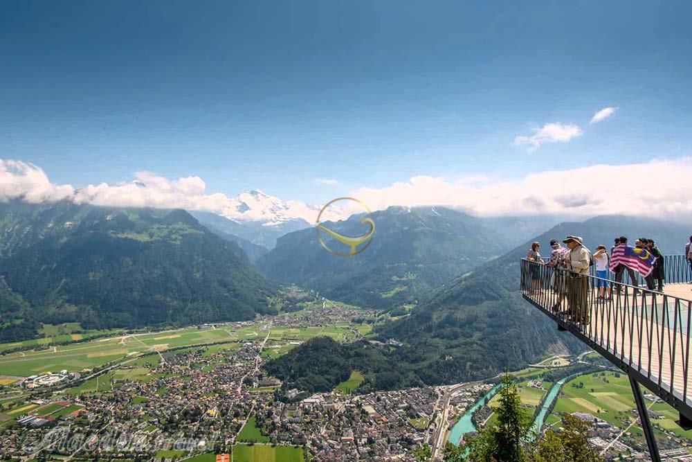 برج پانوراما هاردر کولم در اینترلاکن - سوئیس | علاءالدین تراول