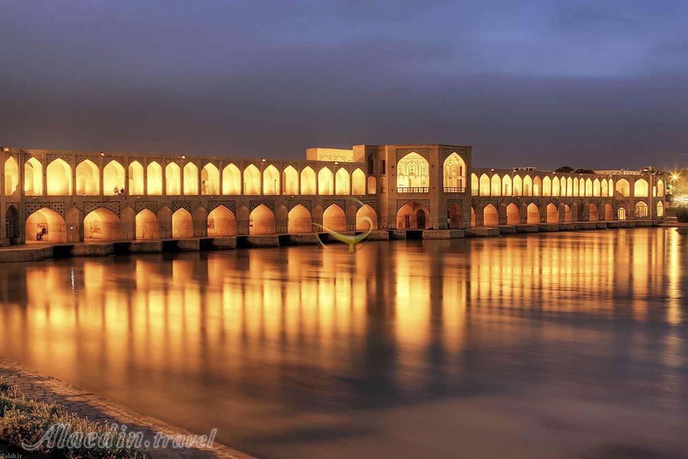 پل خواجو اصفهان | علاءالدین تراول