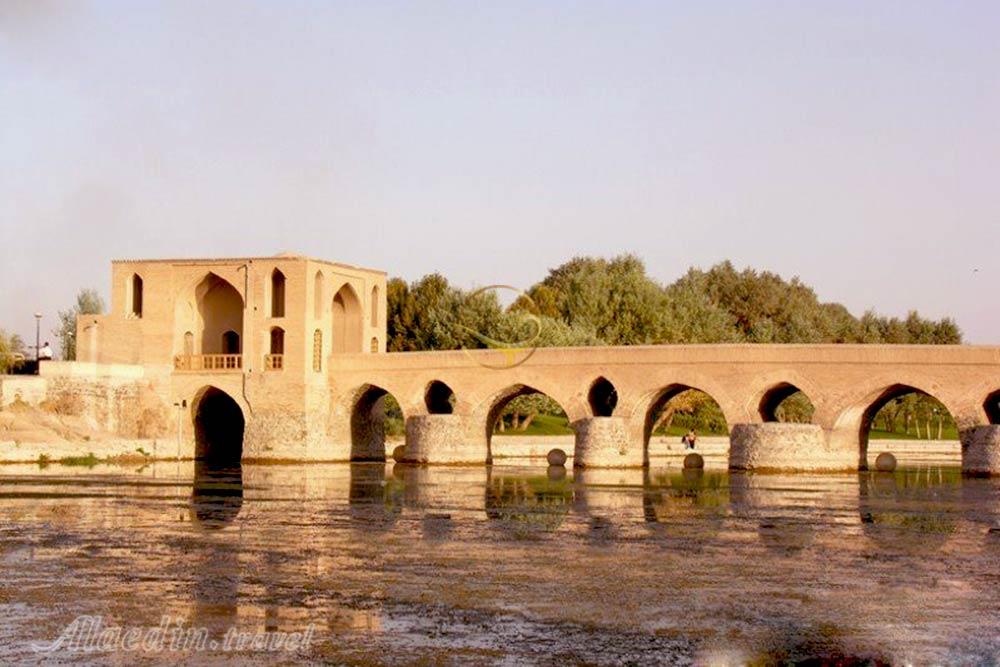 پل شهرستان (پل جی) در اصفهان | علاءالدین تراول