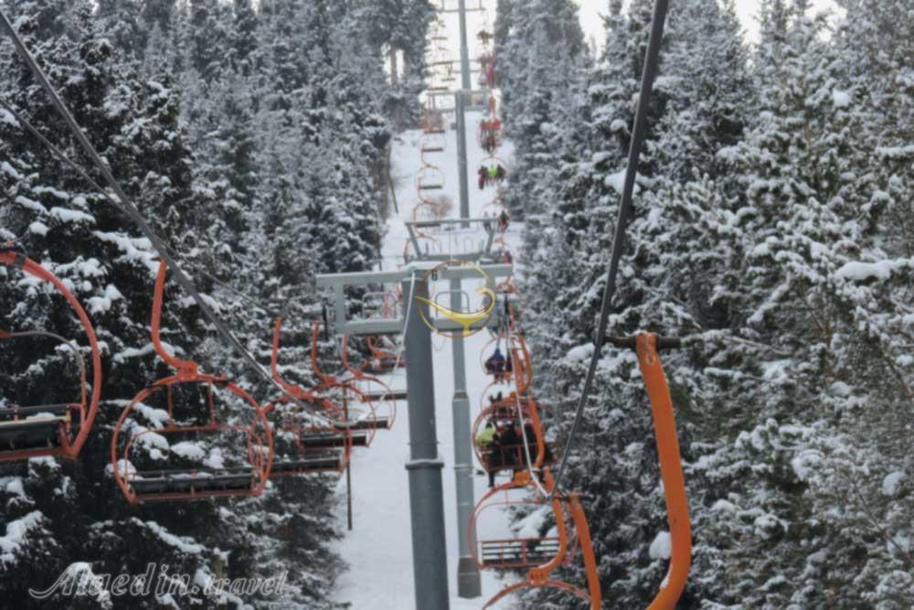 پیست اسکی کارکول قرقیزستان | علاءالدین تراول