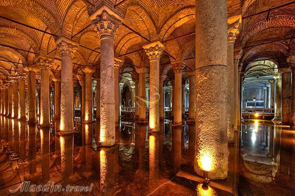 آب انبار باسیلیکا استانبول - ترکیه