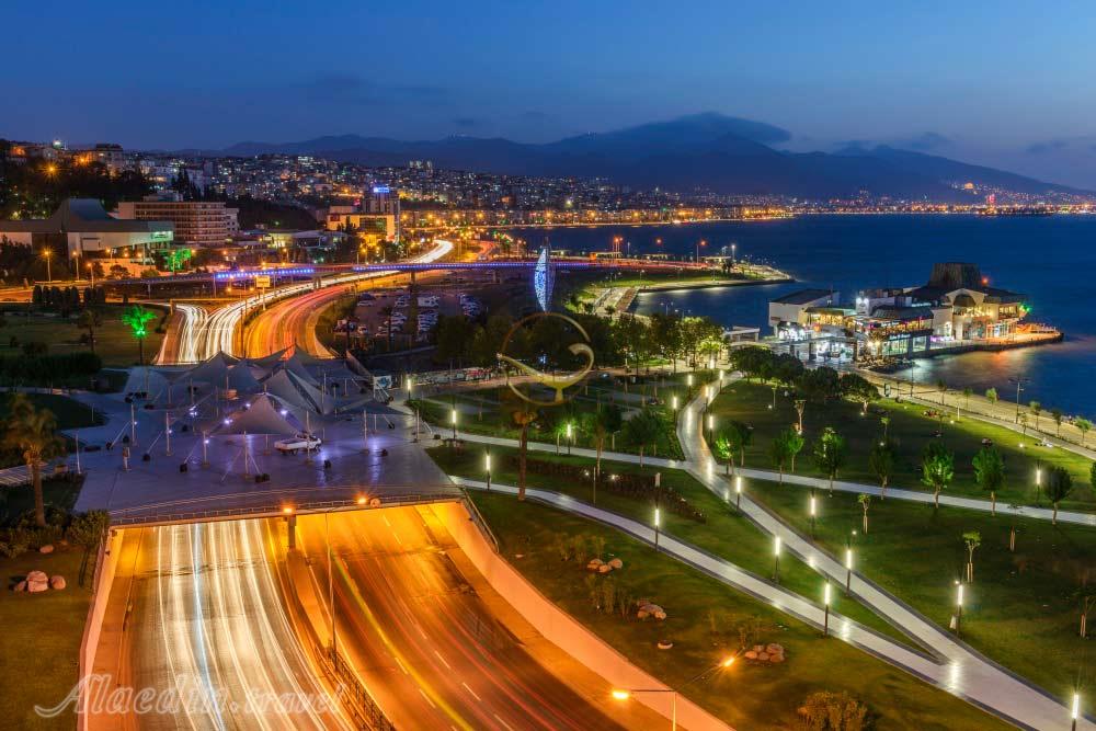 خیابان و میدان کوردون بویو (آتاتورک) در ازمیر | علاءالدین تراول