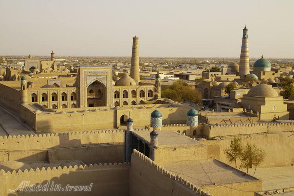 قلعه ایچان (ایچان کالا) خیوه ازبکستان | علاءالدین تراول