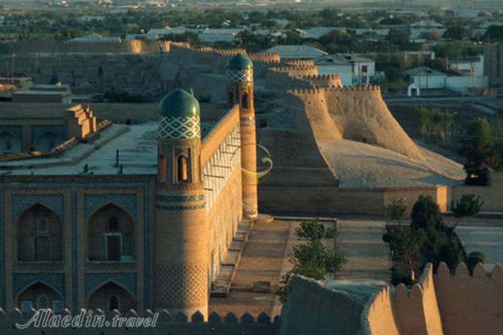 قلعه ایچان (ایچان کالا) خیوه ازبکستان | علاءالدین تراول