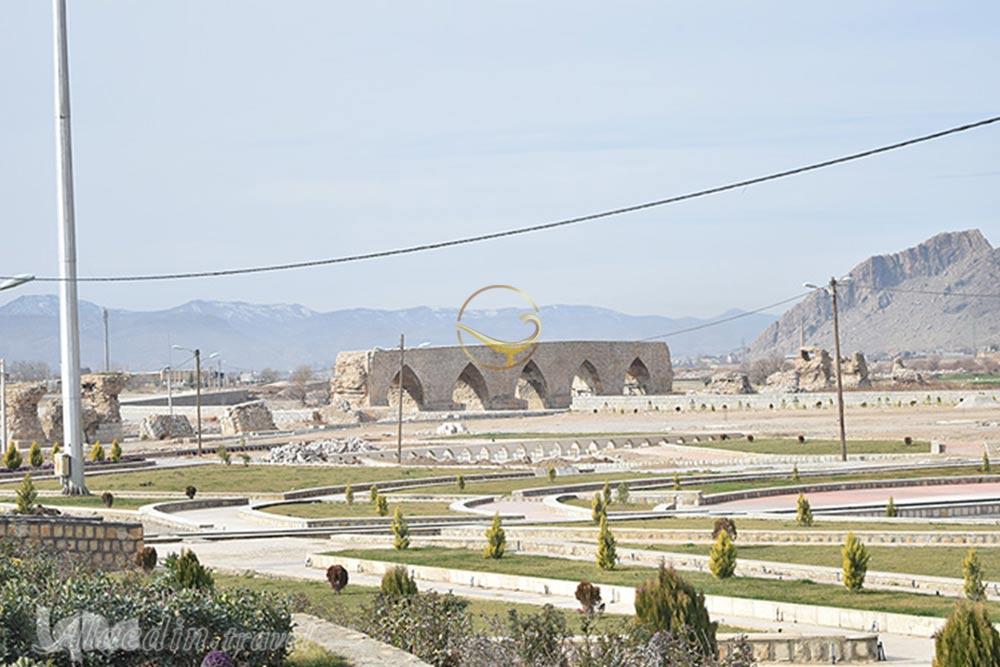 پل شکسته (پل شاپوری) در خرم آباد | علاءالدین تراول