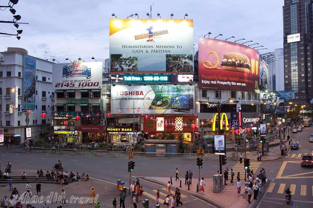 خیابان بوکیت بینتانگ در کوالالامپور - مالزی | علاءالدین تراول