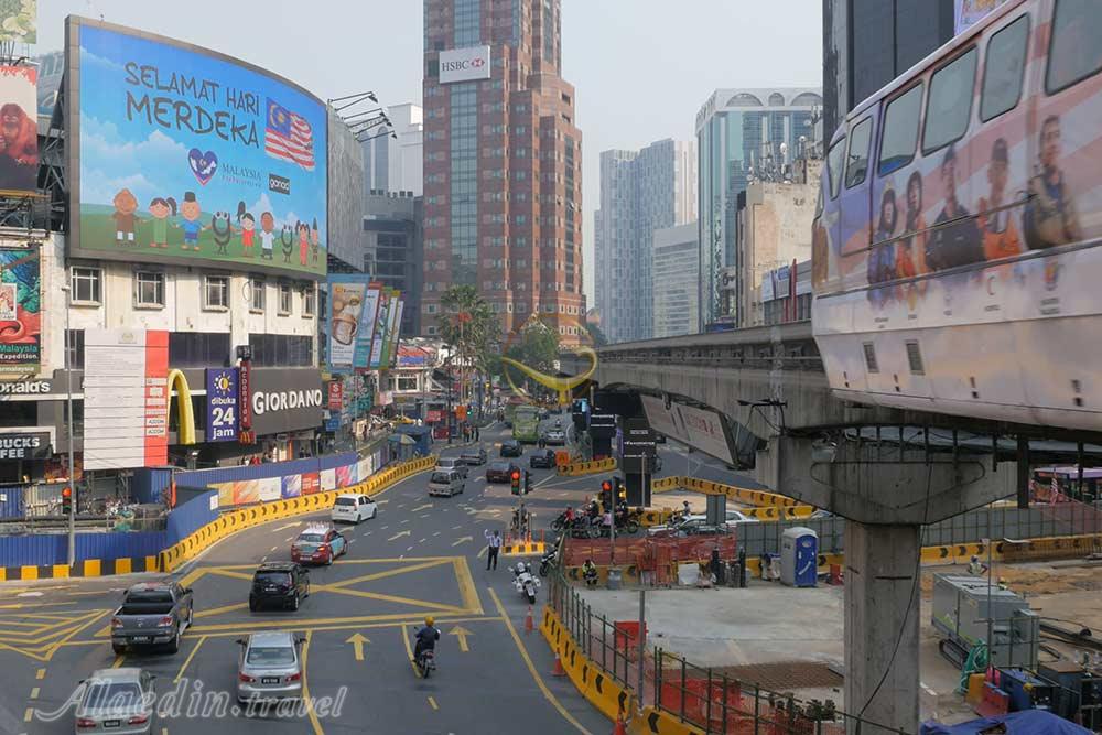 خیابان بوکیت بینتانگ در کوالالامپور - مالزی | علاءالدین تراول