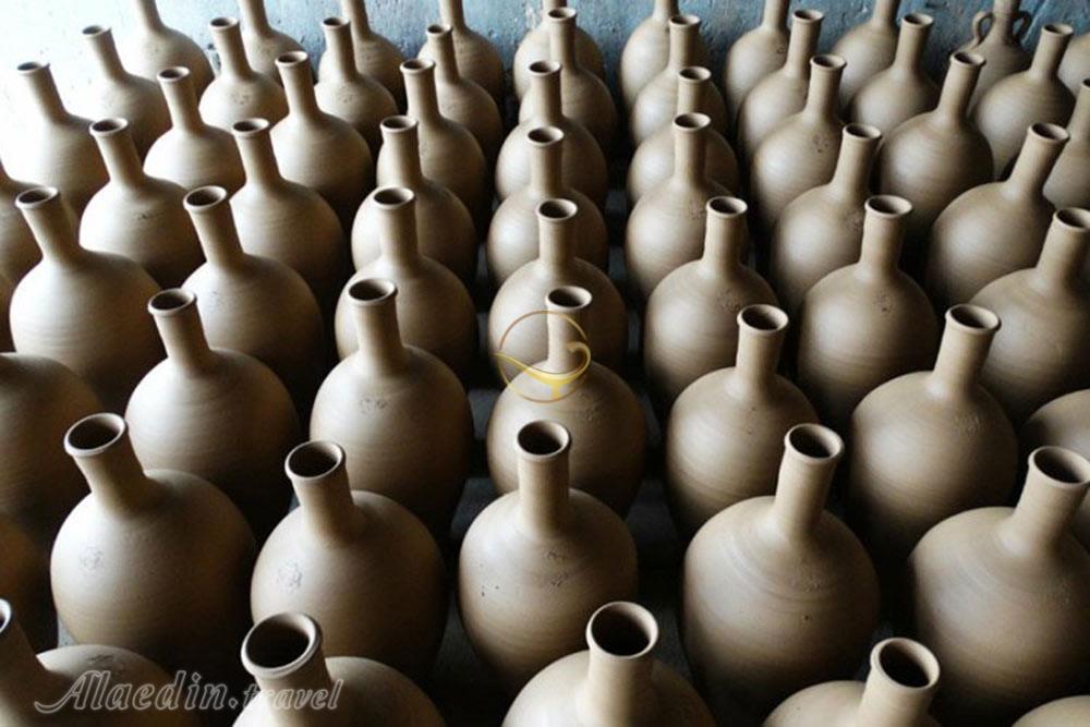 کارگاه های سفالگری لالجین | علاءالدین تراول