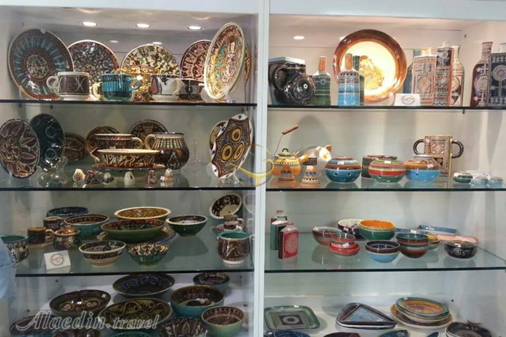 کارگاه های سفالگری لالجین | علاءالدین تراول