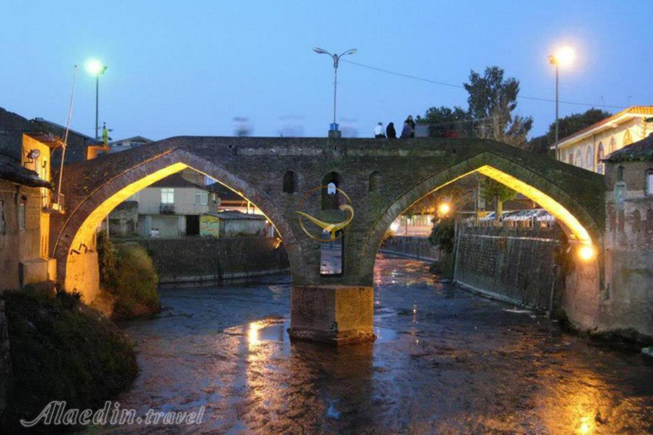 پل خشتی لنگرود | علاءالدین تراول