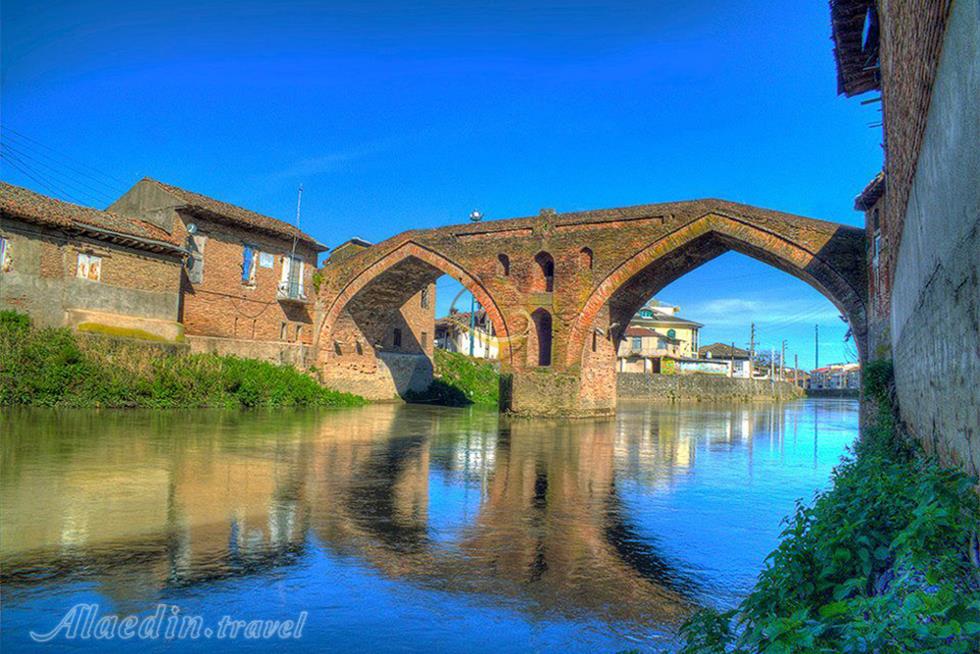 پل خشتی لنگرود | علاءالدین تراول