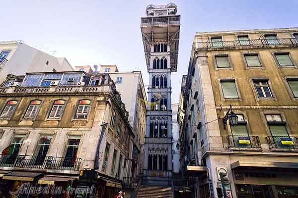 آسانسور سانتا ژوستا لیسبون - پرتغال