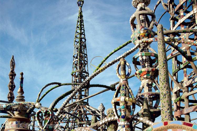 برج های واتس در لس آنجلس - آمریکا | علاءالدین تراول