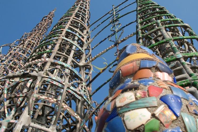 برج های واتس در لس آنجلس - آمریکا | علاءالدین تراول