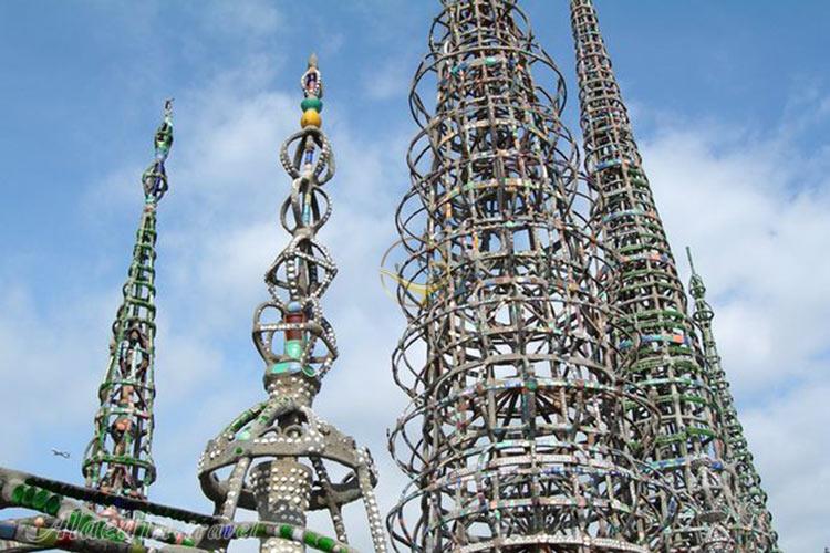 برج های واتس در لس آنجلس - آمریکا | علاءالدین تراول