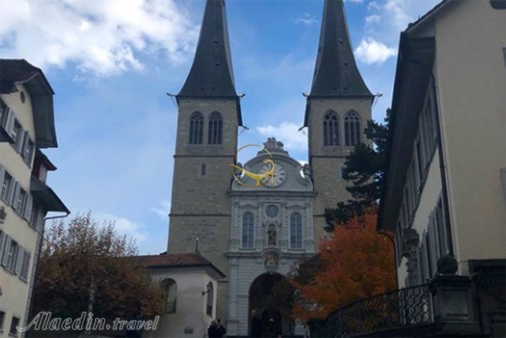 برج های کلیسای هافکریش لوسرن - سوئیس | علاءالدین تراول