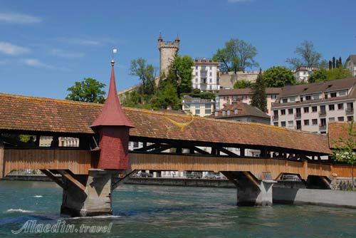 پل اسپرور لوسرن - سوئیس | علاءالدین تراول