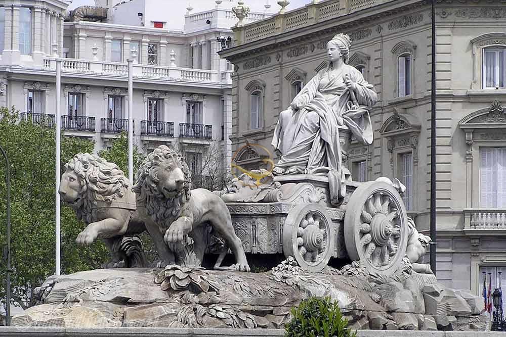 میدان و فواره سیبلس در مادرید - اسپانیا | علاءالدین تراول