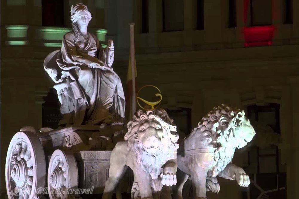 میدان و فواره سیبلس در مادرید - اسپانیا | علاءالدین تراول