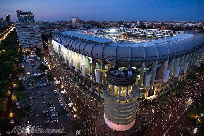 استادیوم سانتیاگو برنابئو در مادرید - اسپانیا | علاءالدین تراول