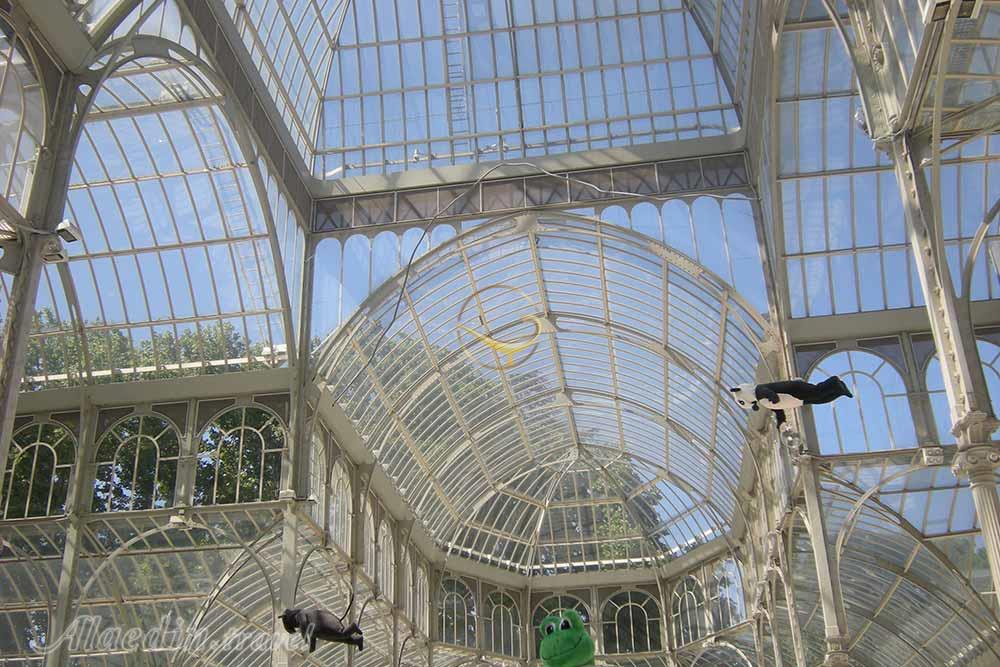 کاخ شیشه ای پارک رتیرو (کریستال پالاس) در مادرید - اسپانیا | علاءالدین تراول
