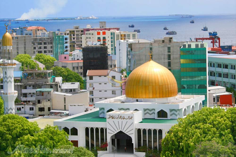 مسجد جامع (جمعه) بزرگ در ماله - مالدیو | علاءالدین تراول