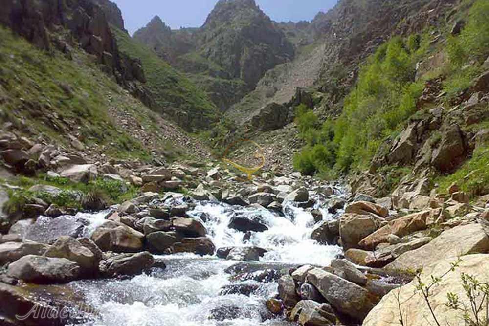 آبشار عیش آباد مرند | علاءالدین تراول