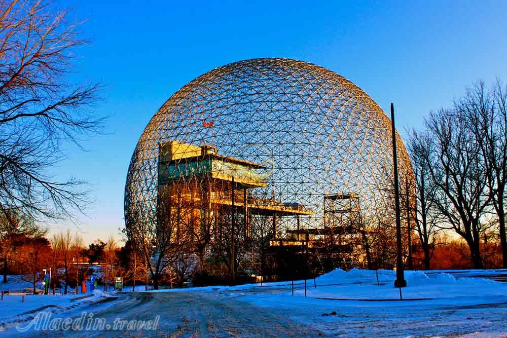 بیوسفر مونترال کانادا | علاءالدین تراول