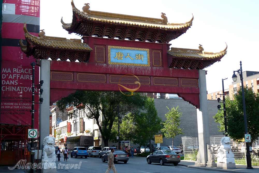 محله چینی ها در مونترال - کانادا | علاءالدین تراول