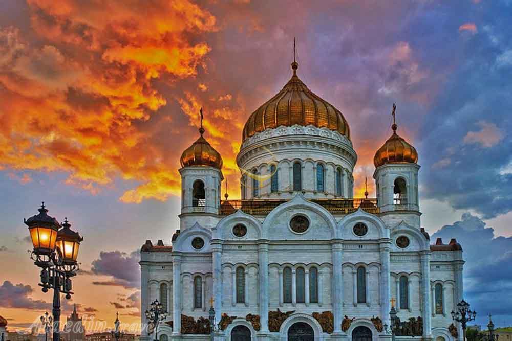 کلیسای عیسی منجی مسکو روسیه | علاءالدین تراول