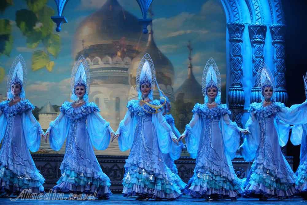 رقص فولکلور مسکو روسیه | علاءالدین تراول